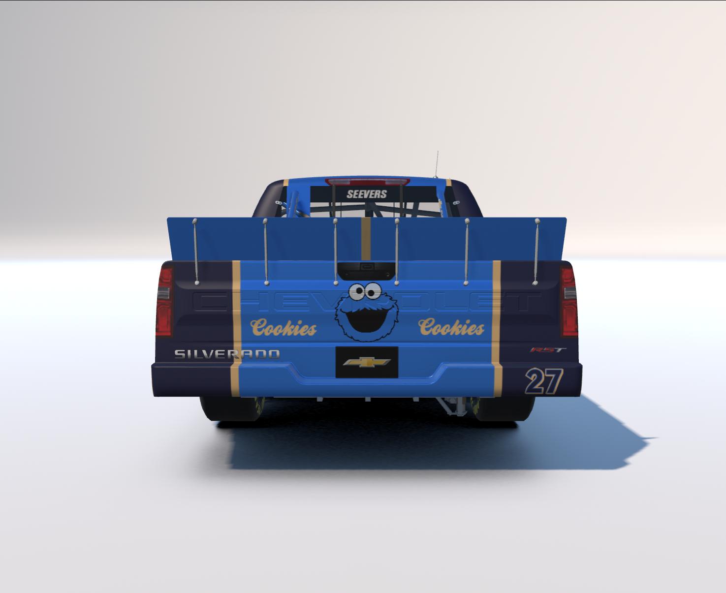 Preview of Cookie Monster Chevrolet Silverado by Kaden M Seevers