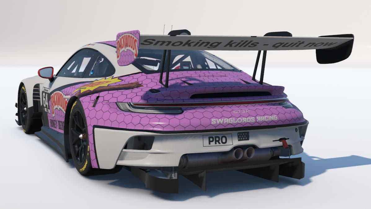 Preview of Porsche 911 GT3R 992 Backwoods Honey Berry by Nico Pfl&uuml;gl