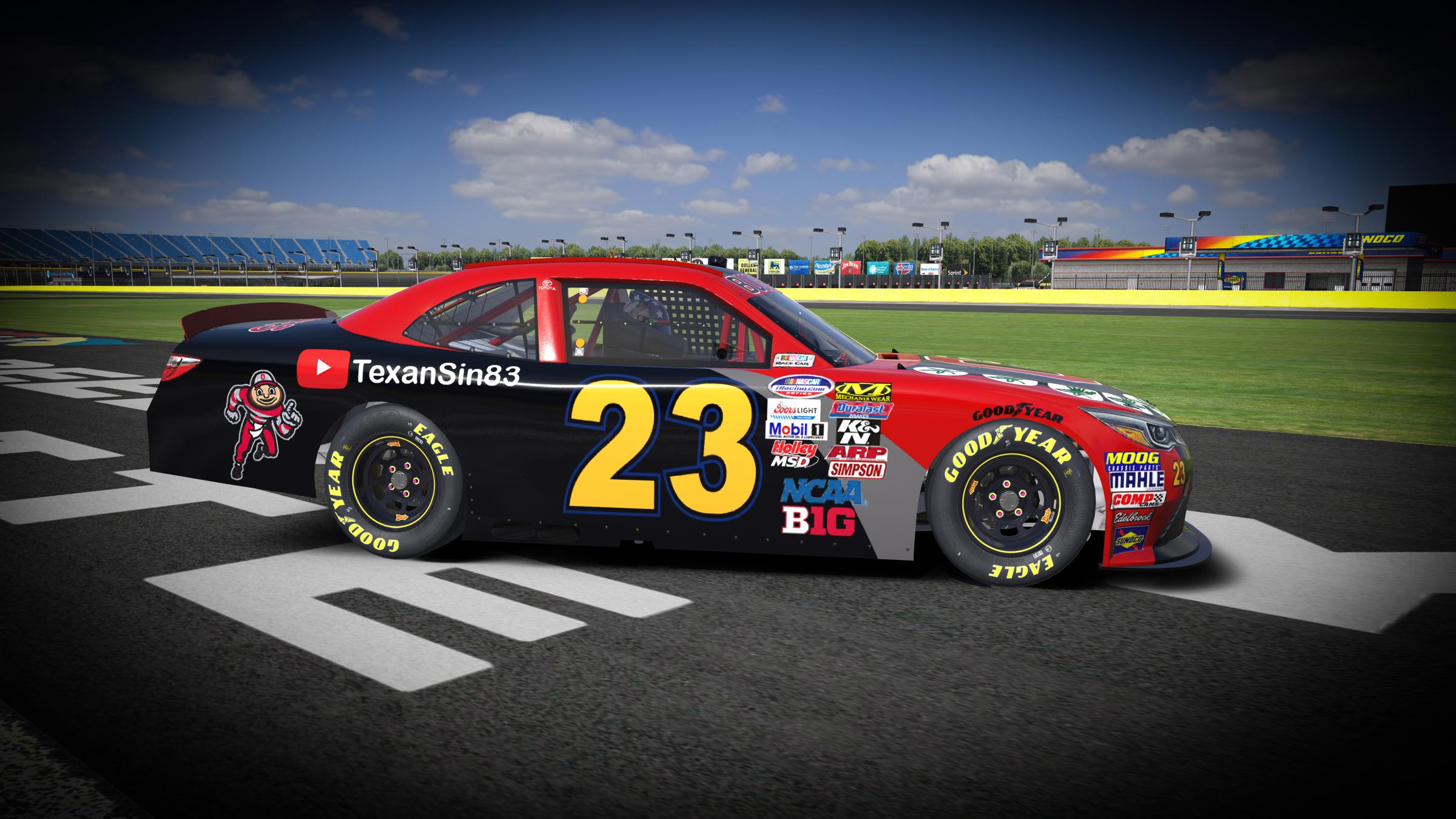 Preview of NASCAR XFINITY Toyota Camry - Ohio State by Adam Sinick
