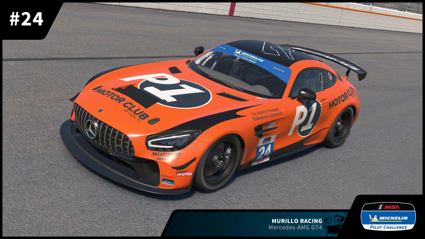 Preview of #24 Murillo Racing Mercedes AMG GT4 2026 IMSA Michelin Pilot Challenge by Zack W Gould