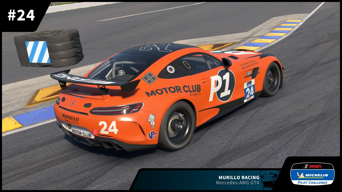 Preview of #24 Murillo Racing Mercedes AMG GT4 2026 IMSA Michelin Pilot Challenge by Zack W Gould