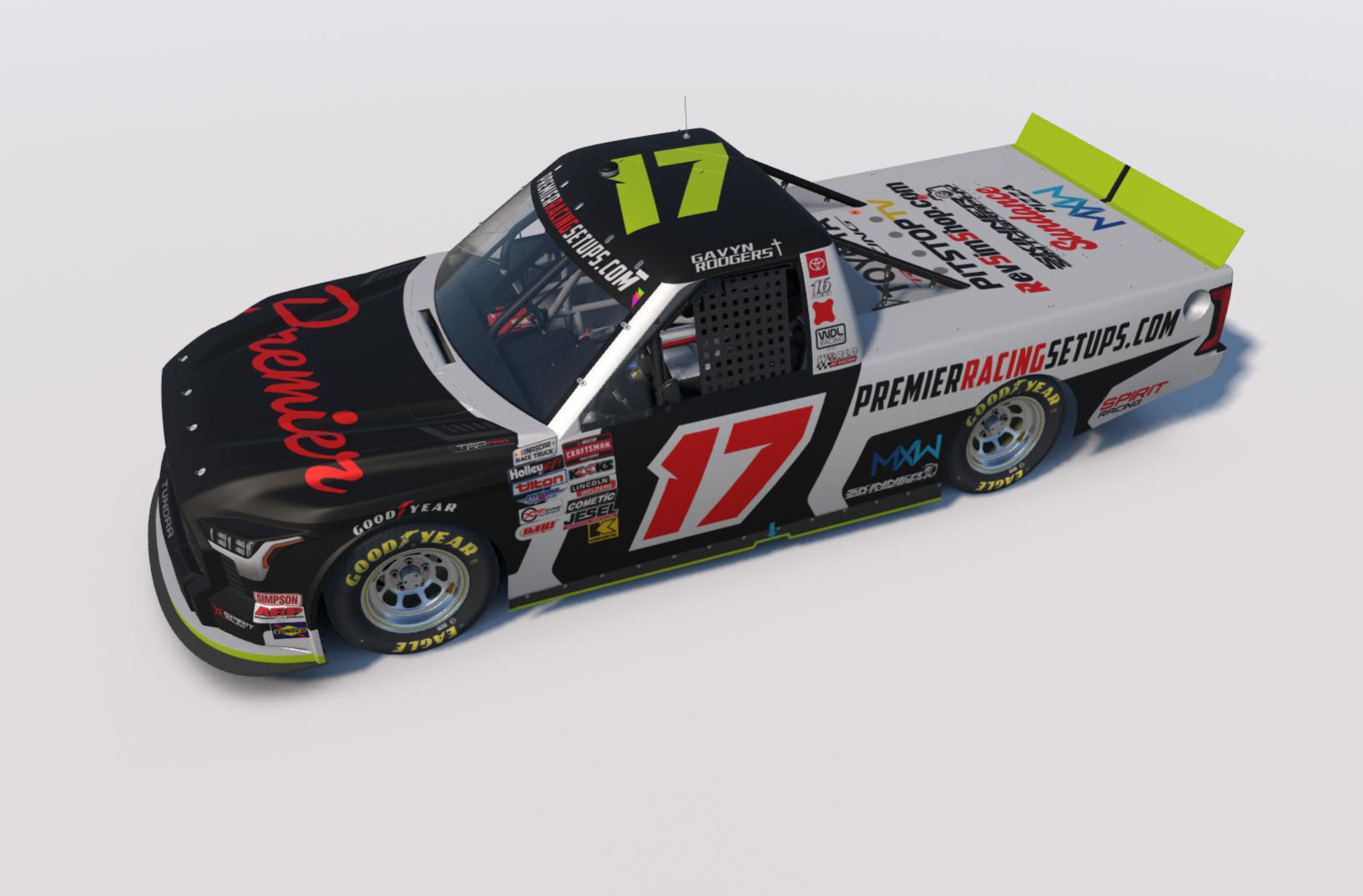 Preview of Gavyn Rodgers 2026 RTP Premier Setups Truck Paint Black by Gavyn Rodgers