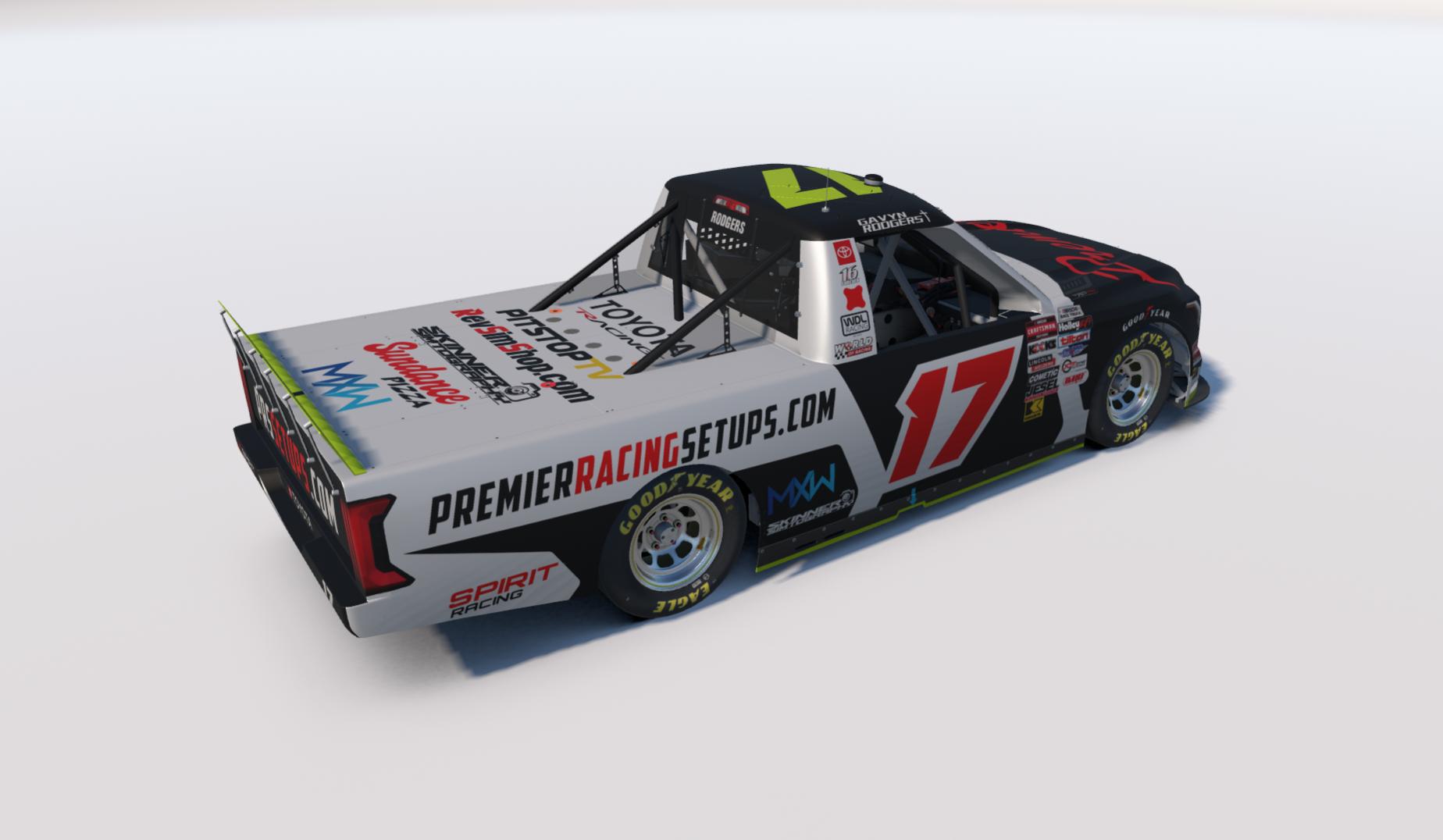 Preview of Gavyn Rodgers 2026 RTP Premier Setups Truck Paint Black by Gavyn Rodgers