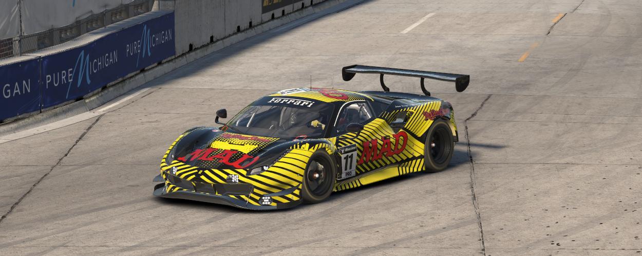 Preview of Ferrari 488 GT3 Evo 2020 Mad Magazine by Mark Bishop2