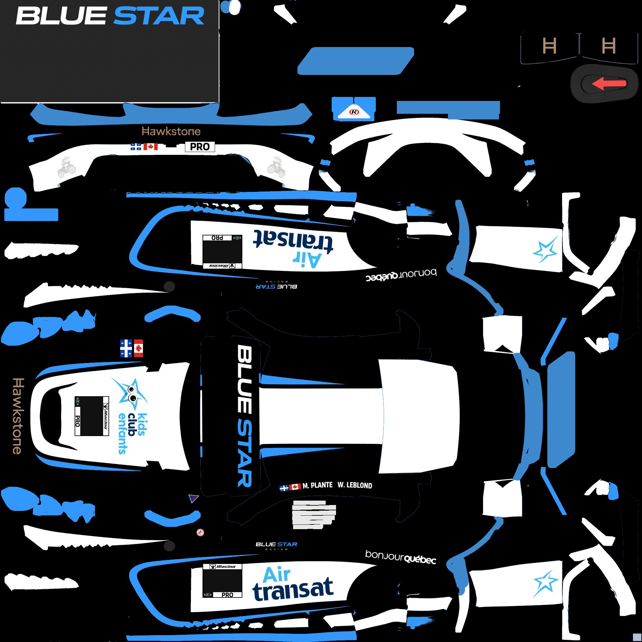Preview of Blue Star Racing - Bathurst 12H Hawkstone livery by William L.