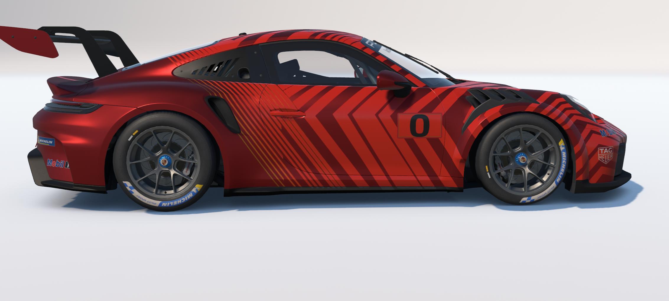 Preview of Porsche 992.2 Cup Promotional livery in Red by Keith Archer