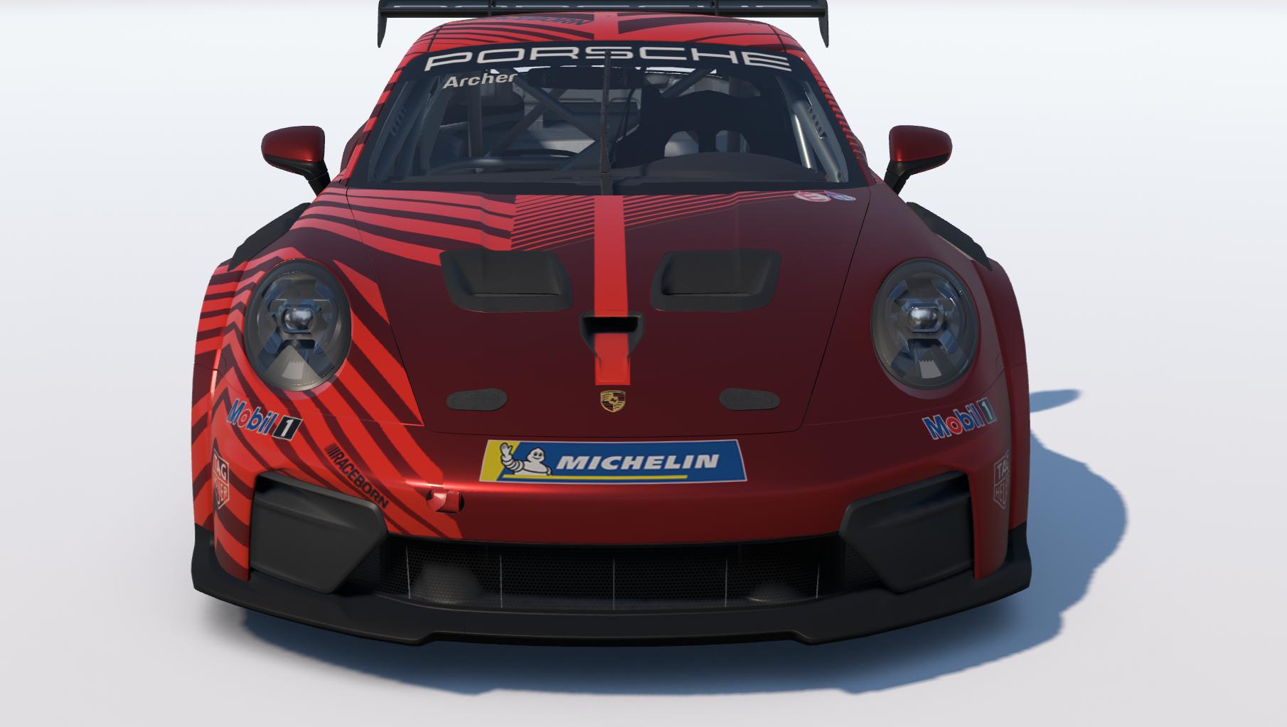 Preview of Porsche 992.2 Cup Promotional livery in Red by Keith Archer