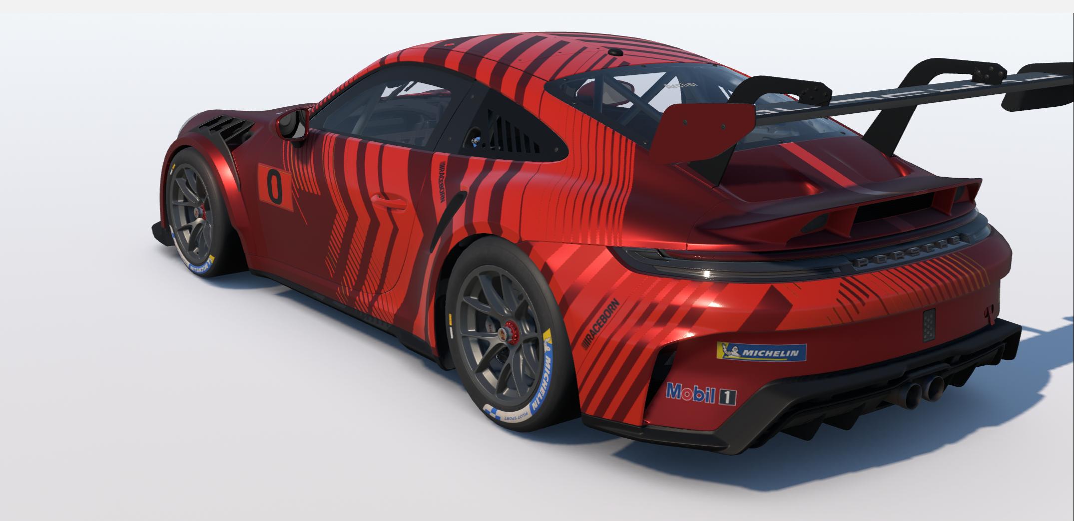 Preview of Porsche 992.2 Cup Promotional livery in Red by Keith Archer