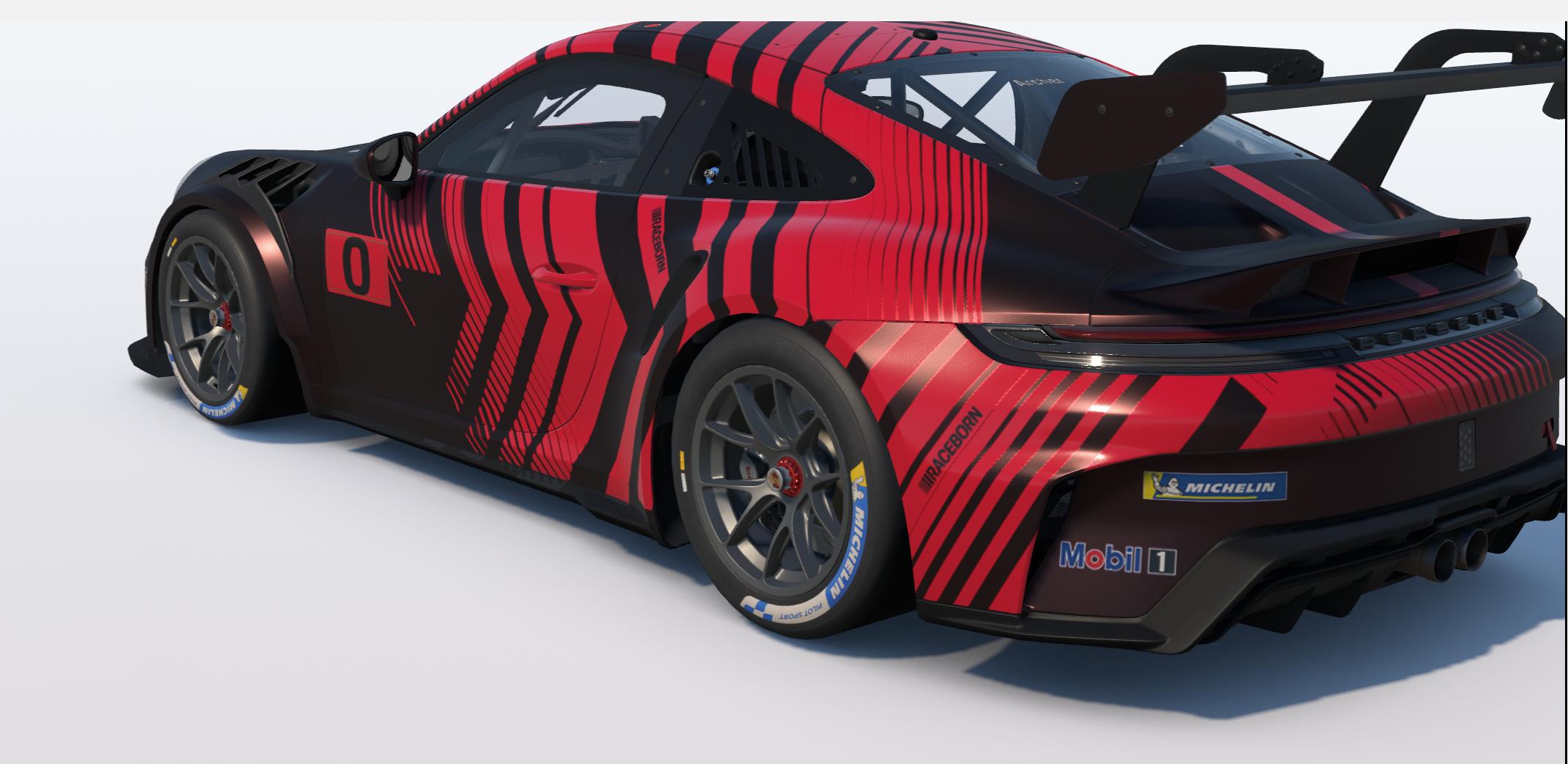 Preview of Porsche 992.2 Cup Promotional Livery in Pink by Keith Archer