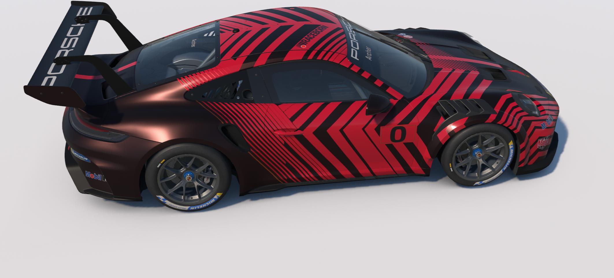 Preview of Porsche 992.2 Cup Promotional Livery in Pink by Keith Archer