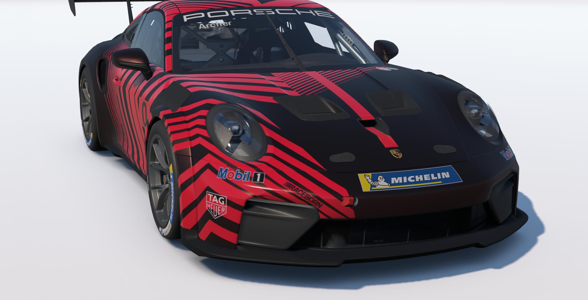 Preview of Porsche 992.2 Cup Promotional Livery in Pink by Keith Archer