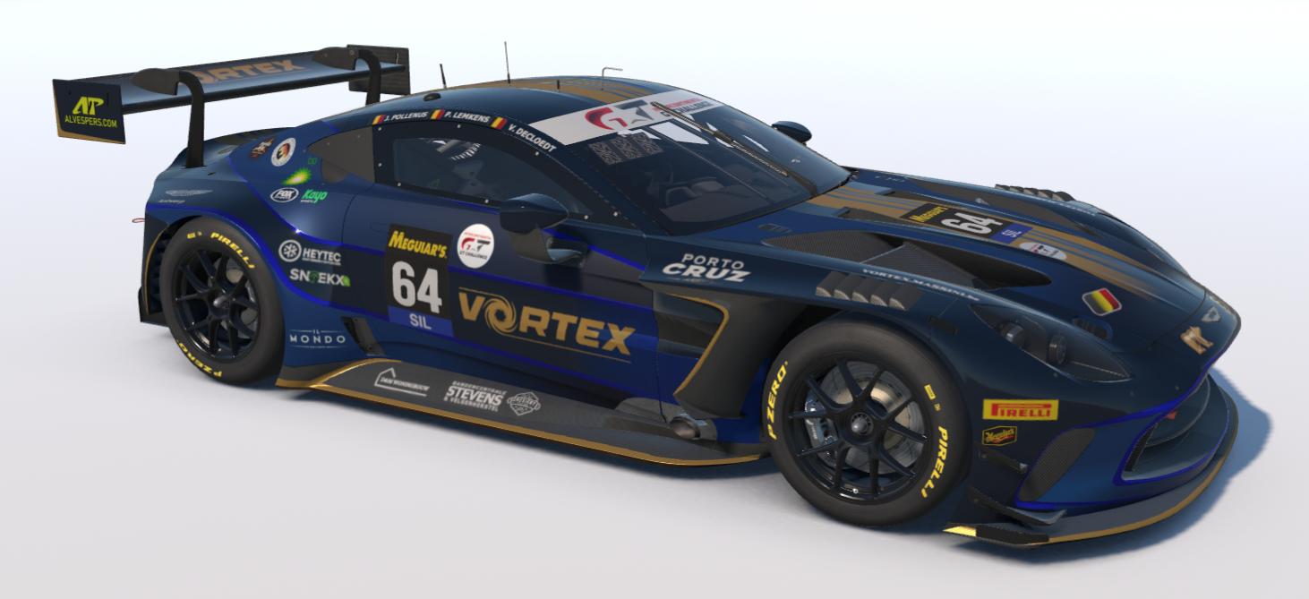 Preview of VORTEX Aston Martin GT3 EVO Bathurst 2026 SILVER by Pieter Cuypers