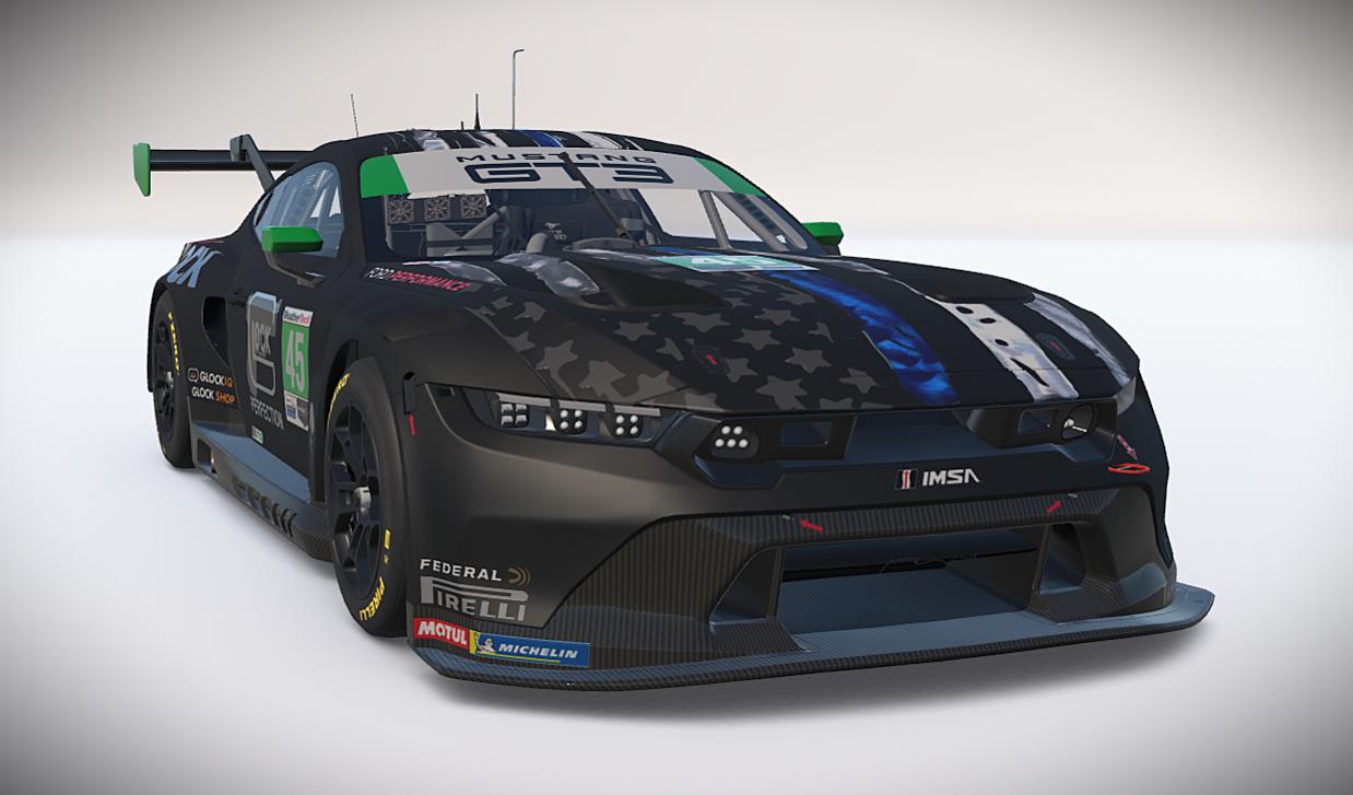 Preview of Ford Mustang GT3 ISMA GTD Team Glock  by Hallam Cott