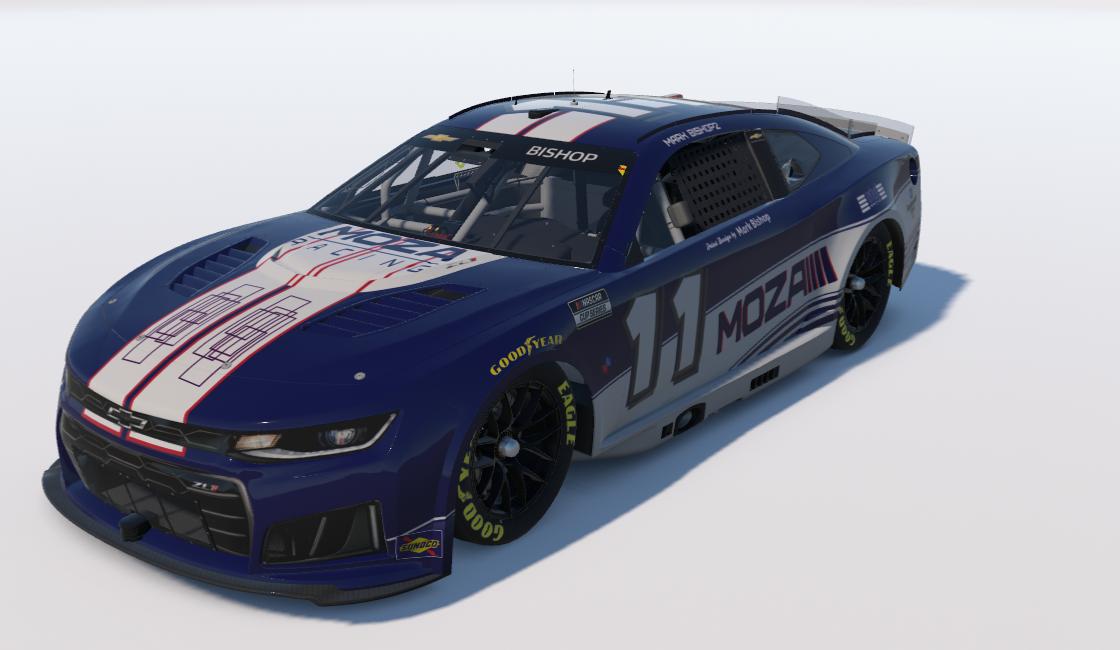 Preview of Chevy Z1 MOZA Blue White Stripes by Mark Bishop2