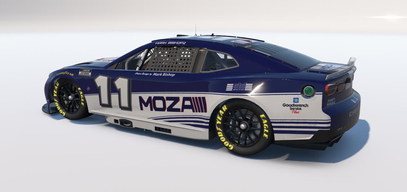 Preview of Chevy Z1 MOZA Blue White Stripes by Mark Bishop2