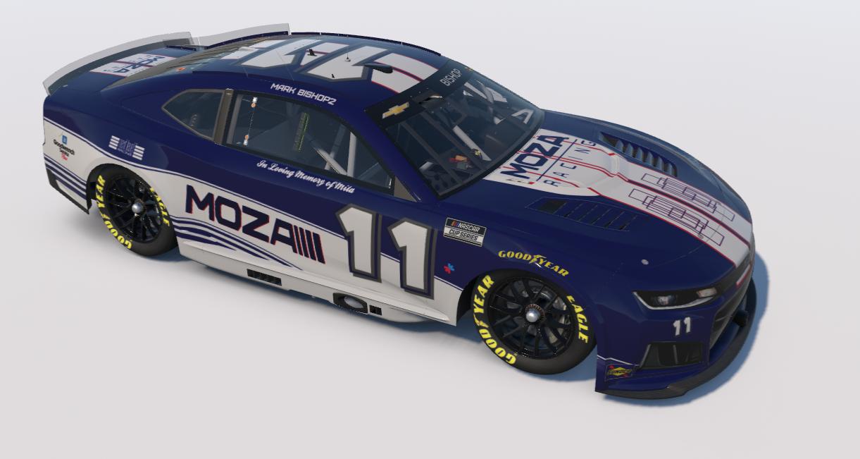 Preview of Chevy Z1 MOZA Blue White Stripes by Mark Bishop2
