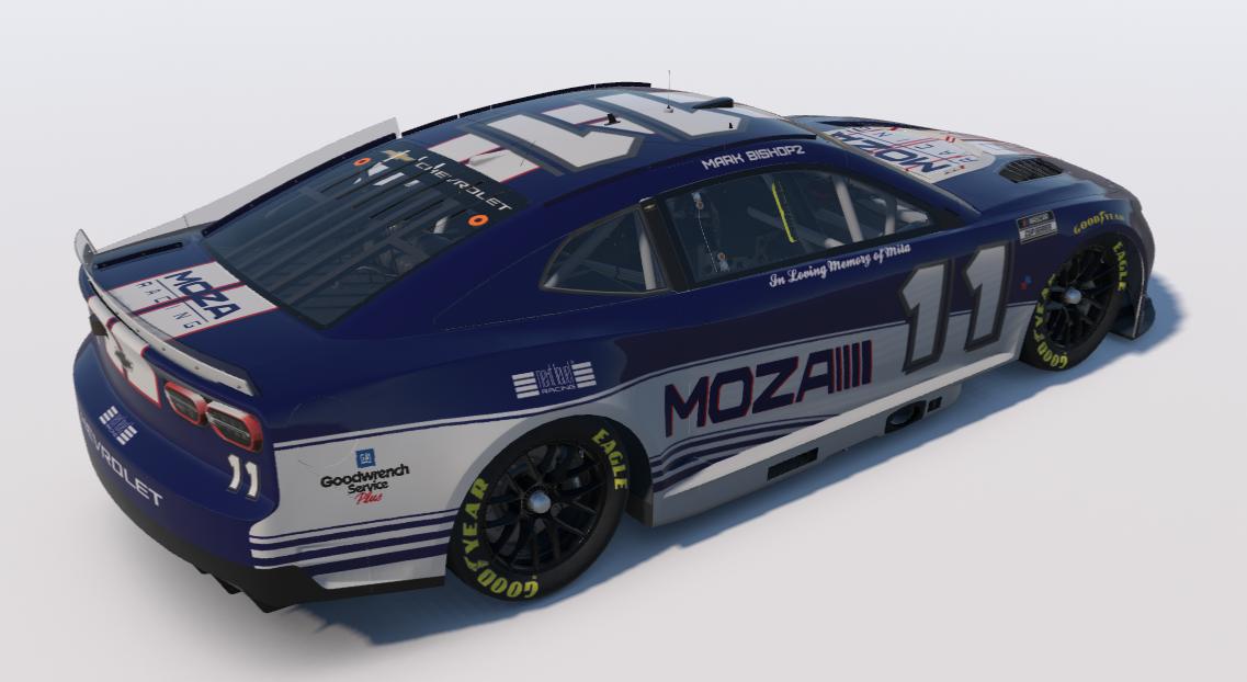 Preview of Chevy Z1 MOZA Blue White Stripes by Mark Bishop2