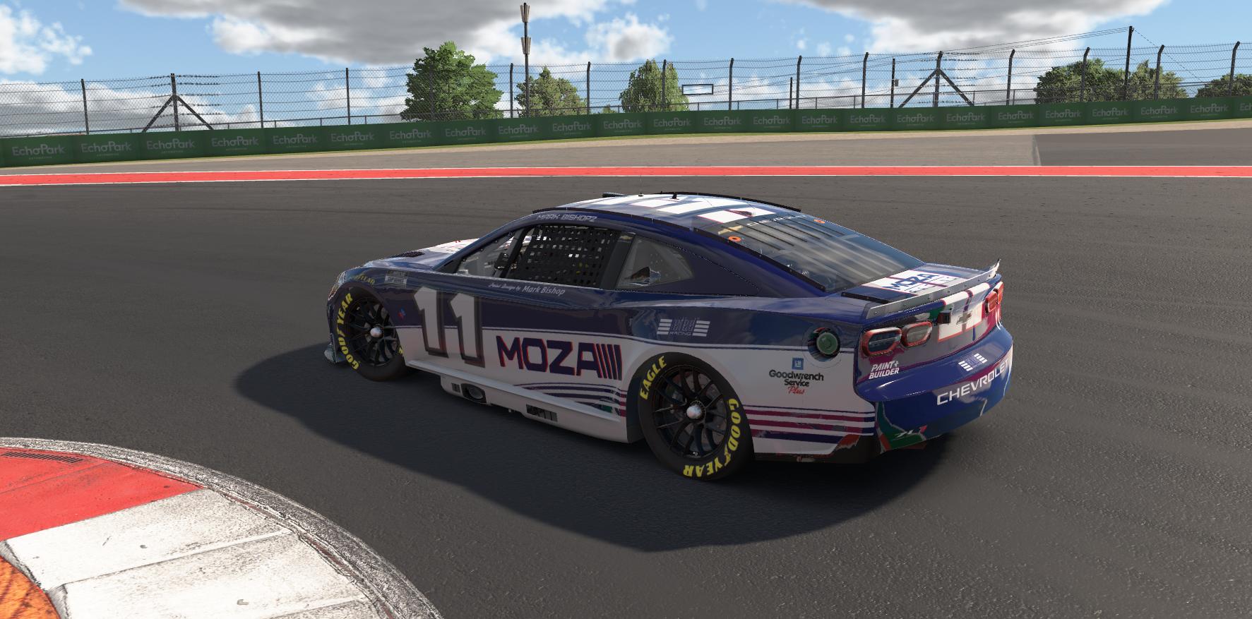 Preview of Chevy Z1 MOZA Blue White Stripes by Mark Bishop2