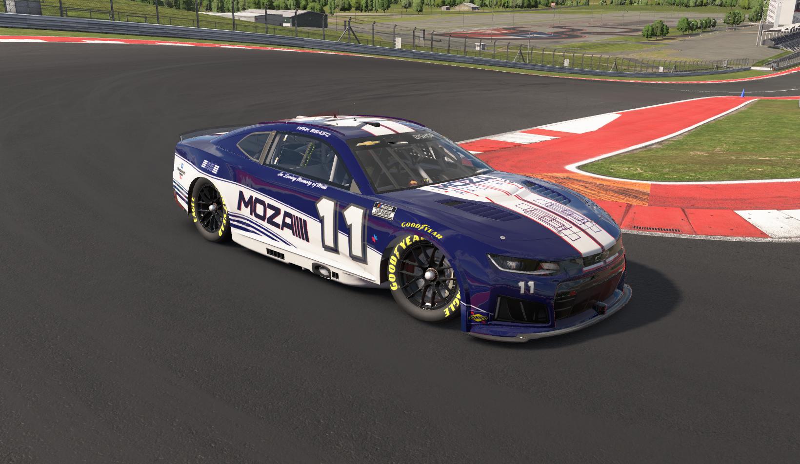 Preview of Chevy Z1 MOZA Blue White Stripes by Mark Bishop2