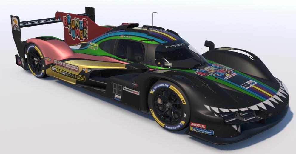 Preview of iRaci gold Porsche 963 w teeth by Dave Fuge J.