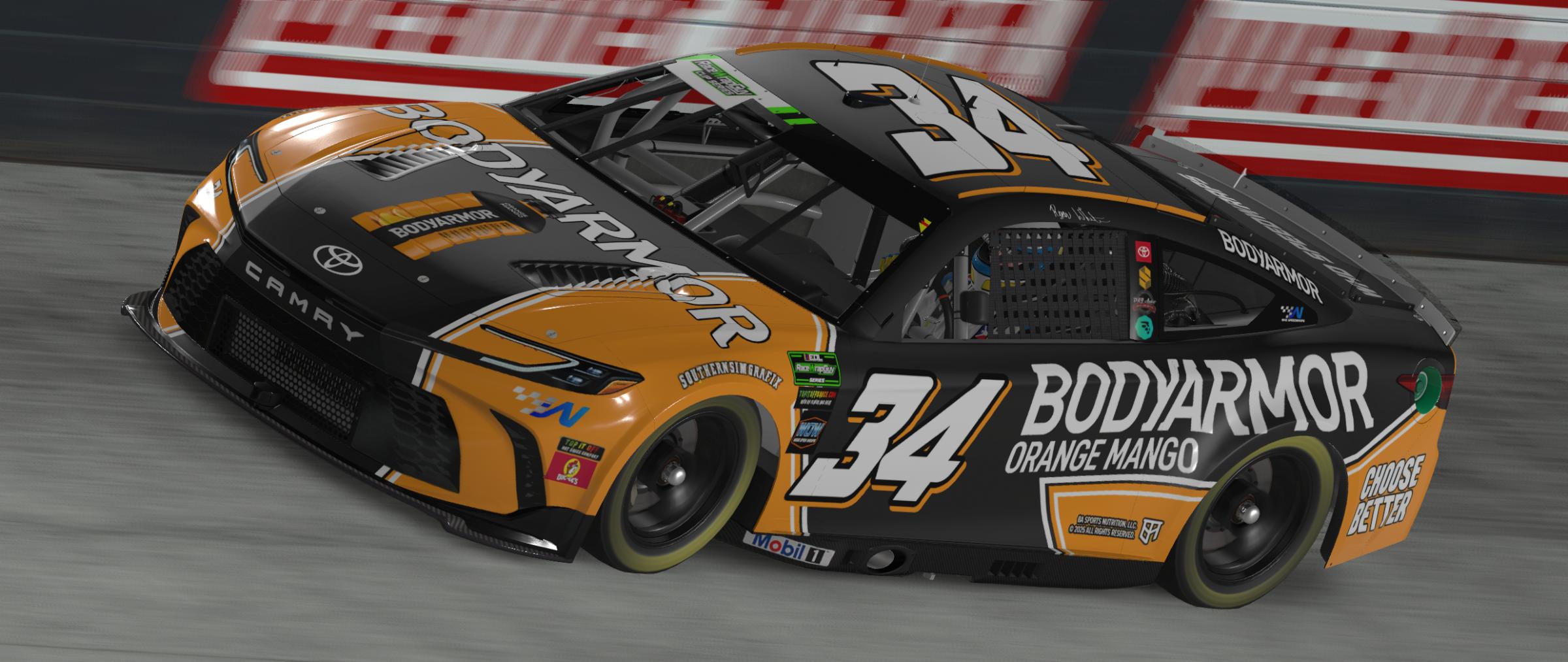 Preview of Ryan White #34- BodyArmor (Orange Mango) by Trey W.