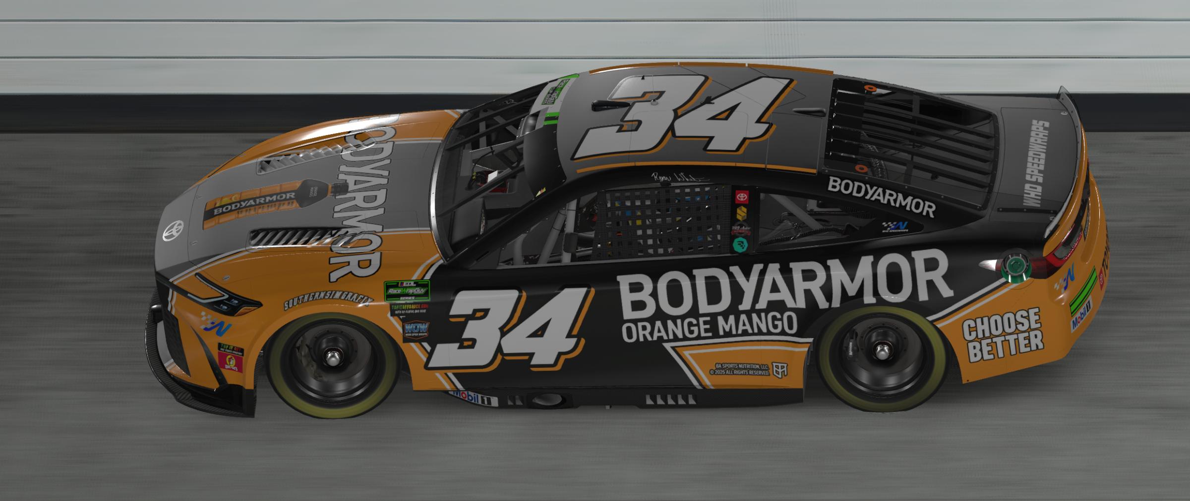 Preview of Ryan White #34- BodyArmor (Orange Mango) by Trey W.