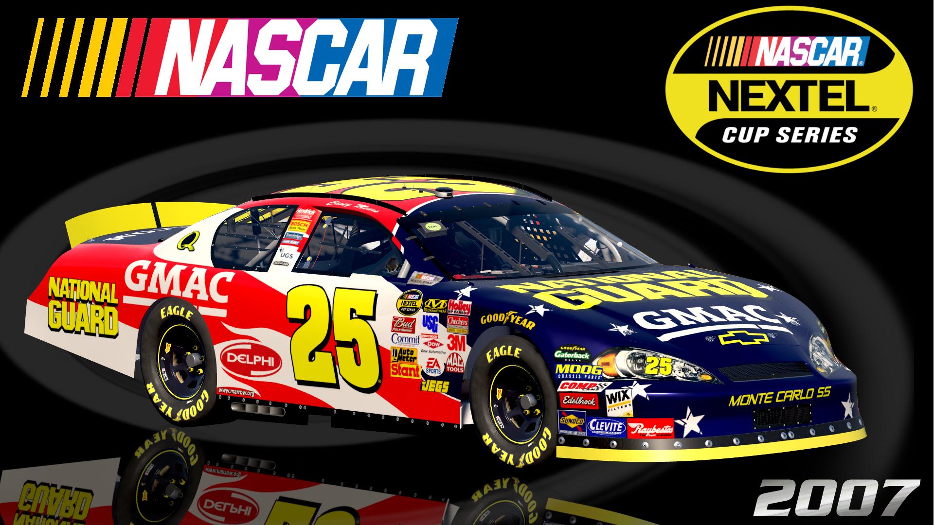 Preview of #25 Casey Mears 2007 National Guard Chevrolet Monte Carlo SS Sim Stamped Number by Christian Budd