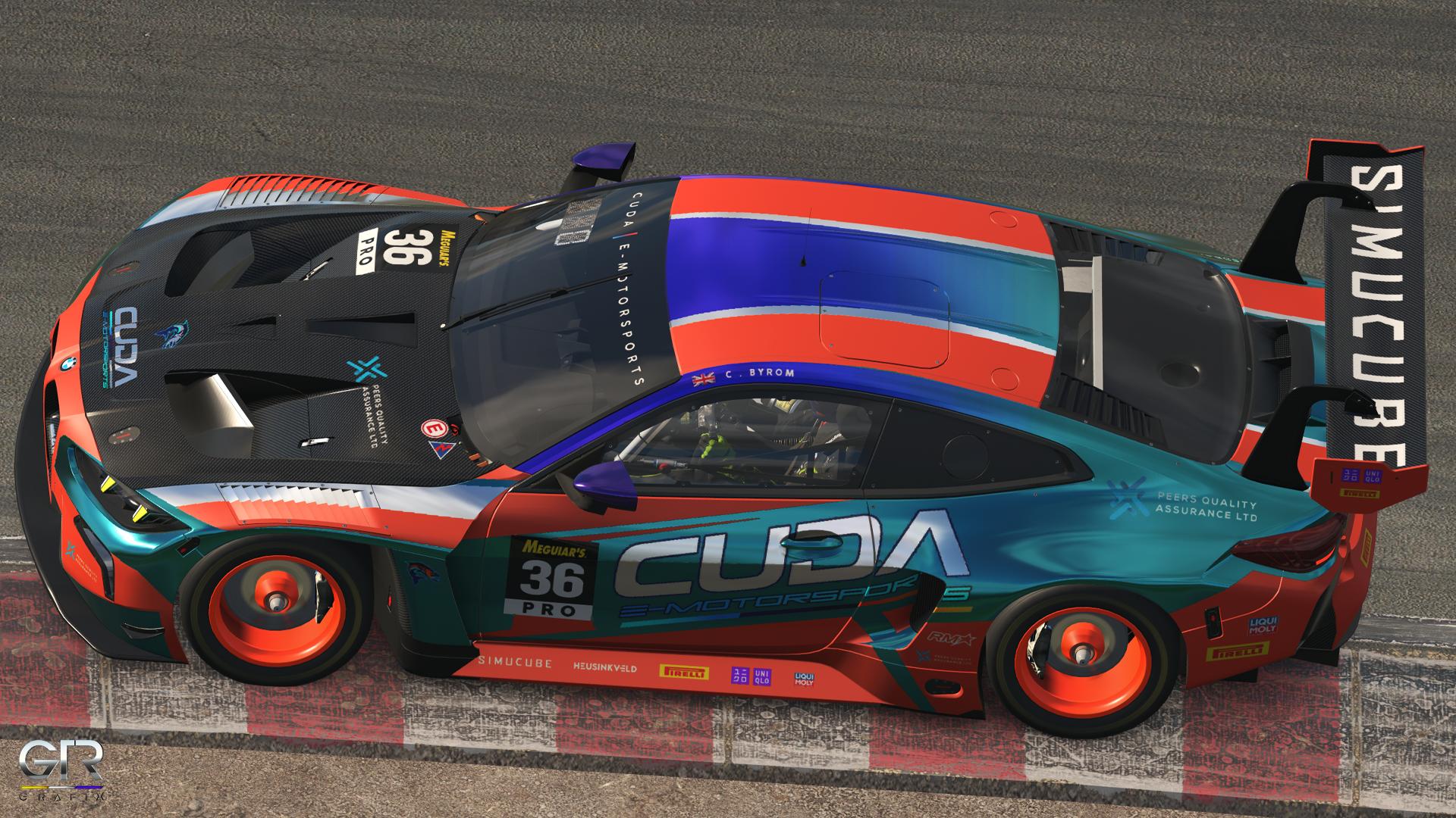Preview of Cuda eMotorsports - #36 Bathurst 12h Livery by Lewis Archer