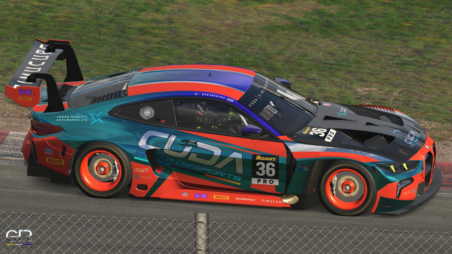 Preview of Cuda eMotorsports - #36 Bathurst 12h Livery by Lewis Archer
