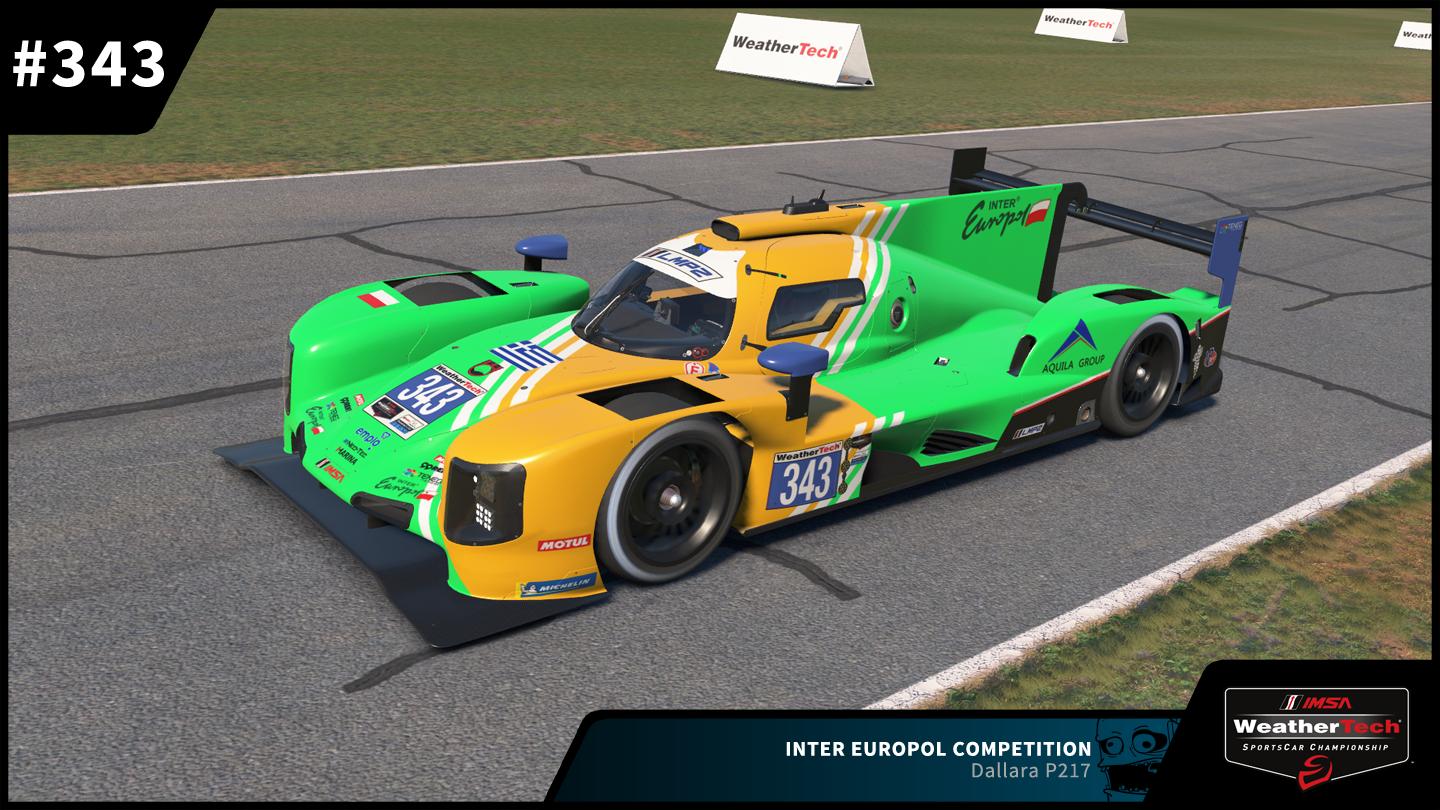 Preview of #343 Inter Europol Competition Dallara P217 2026 IMSA Weathertech SportsCar Championship by Zack W Gould