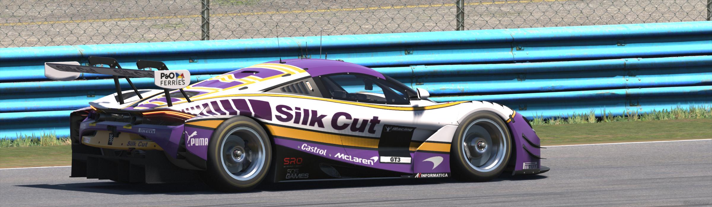 Preview of Silk Cut McLaren 720s GT3 EVO ..... NO# by Bernie Mobbs