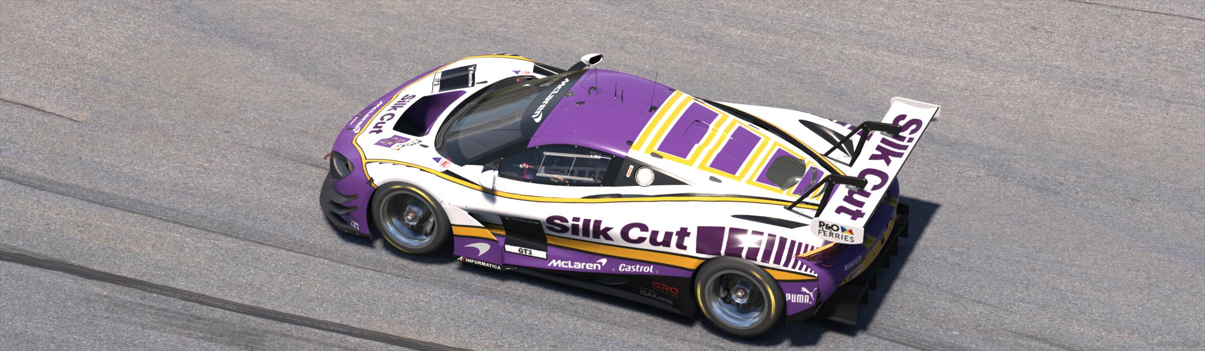 Preview of Silk Cut McLaren 720s GT3 EVO ..... NO# by Bernie Mobbs