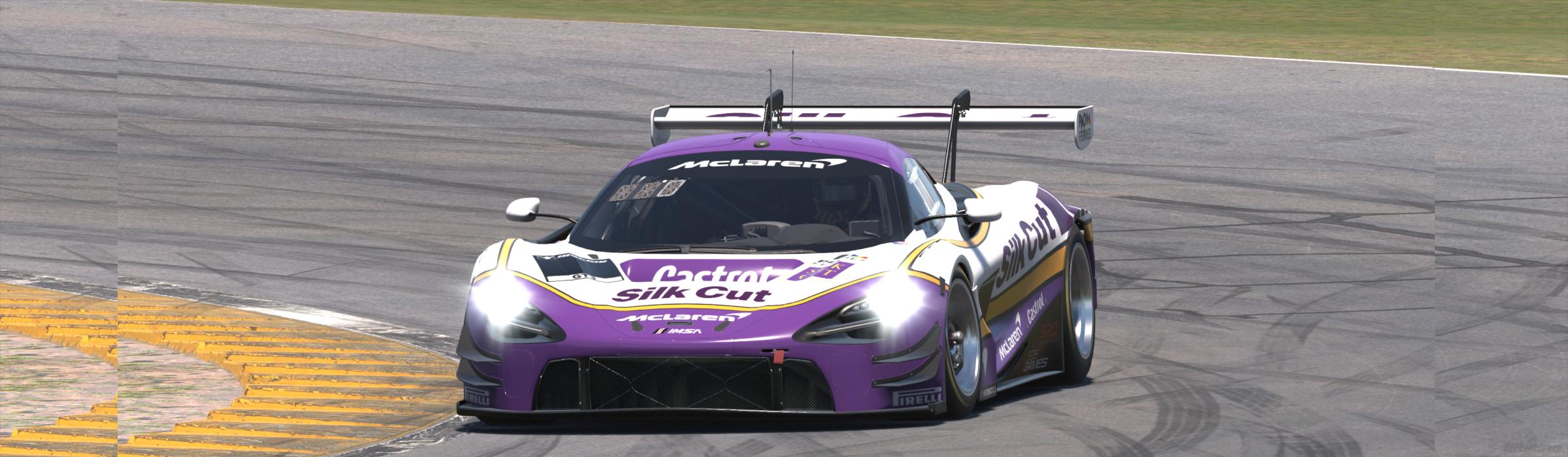 Preview of Silk Cut McLaren 720s GT3 EVO ..... NO# by Bernie Mobbs