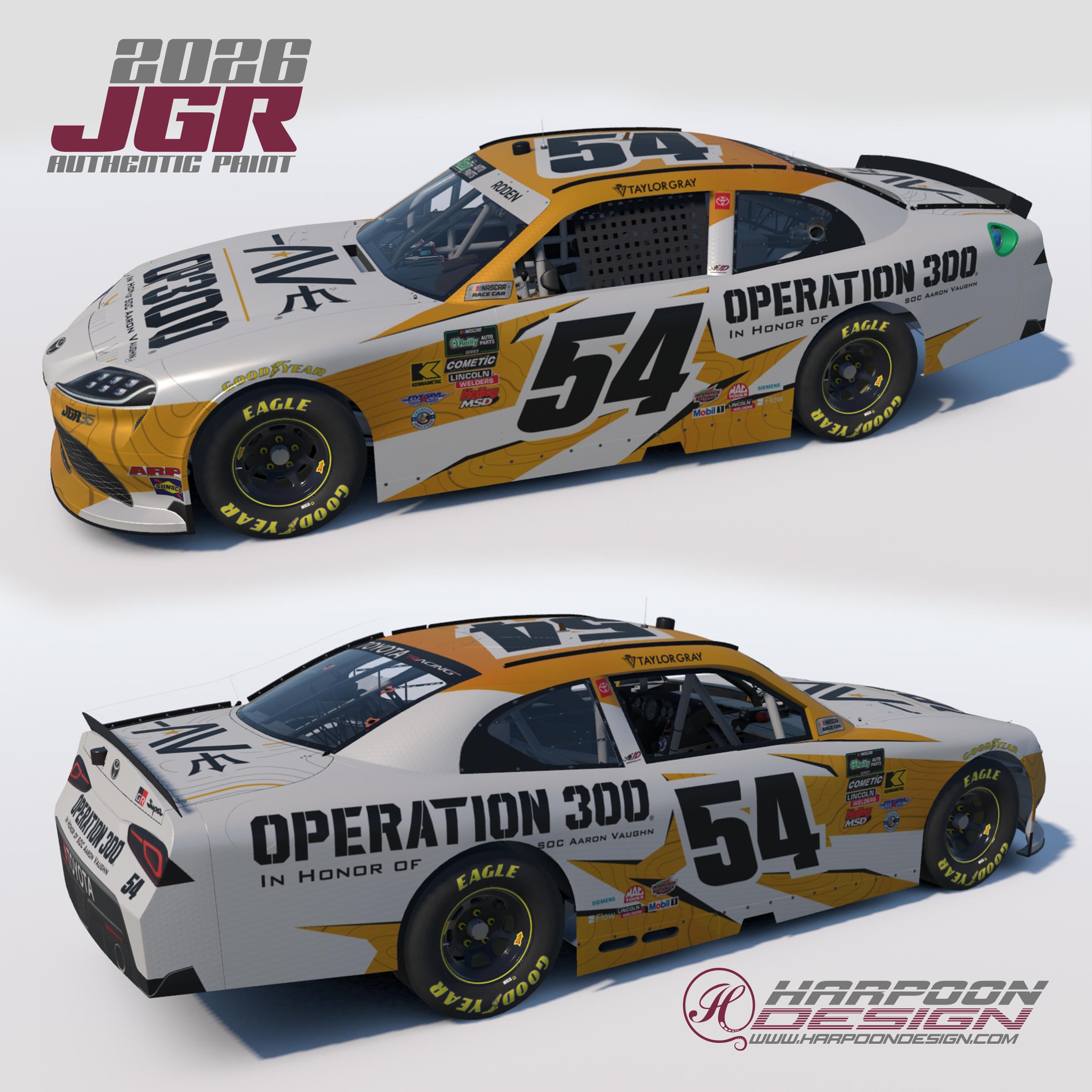 Preview of 2026 Taylor Gray Operation 300 OReilly Toyota Supra White by Brantley Roden