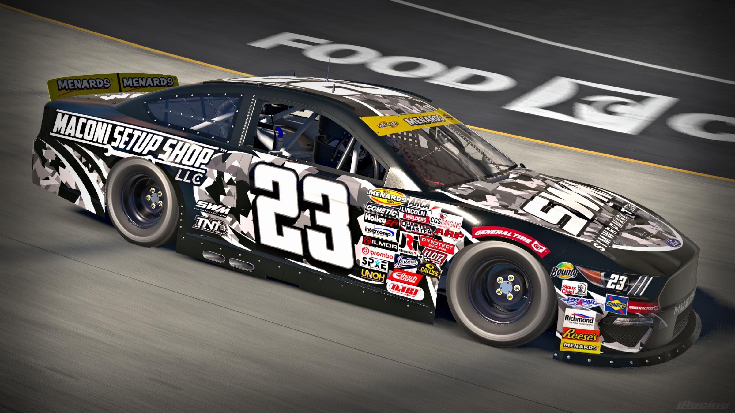 Preview of ARCAMustang032BWGPattern by Chris Peters3