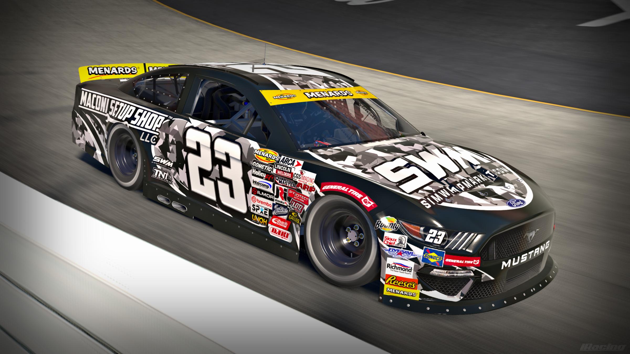 Preview of ARCAMustang032BWGPattern by Chris Peters3