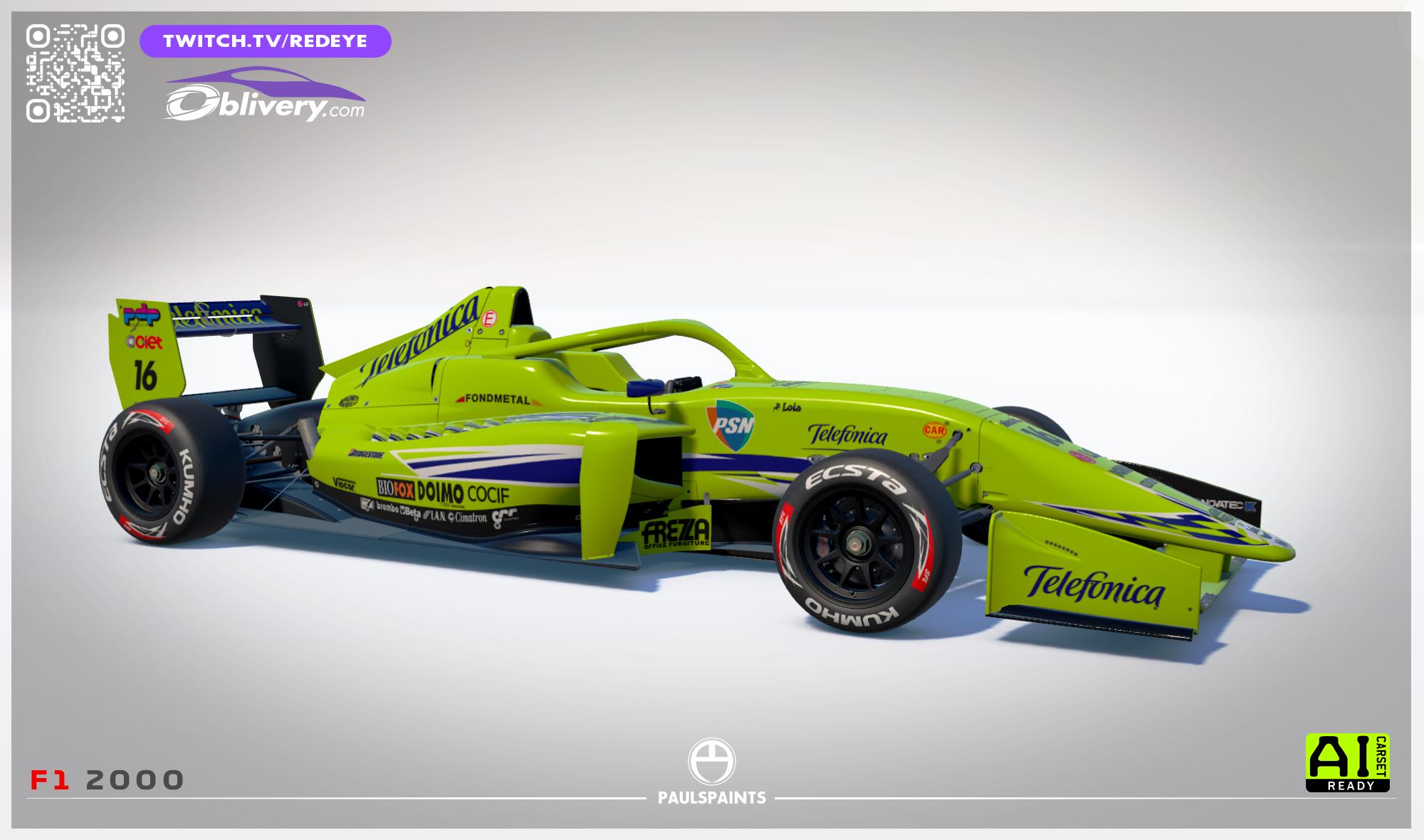 Preview of 2000 Minardi for SFL by Paul R Chaloner