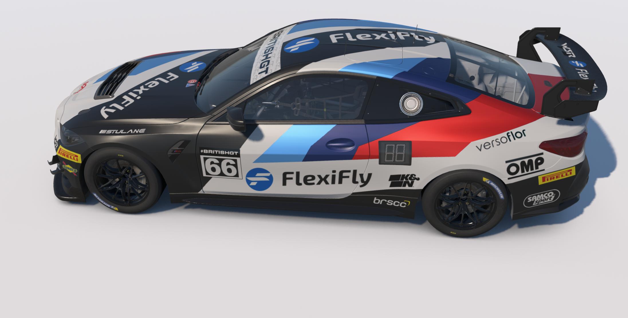 Preview of West Surrey Racing (WSR) FlexiFly 2026 Livery Concept for the British GT Championship by Keith Archer