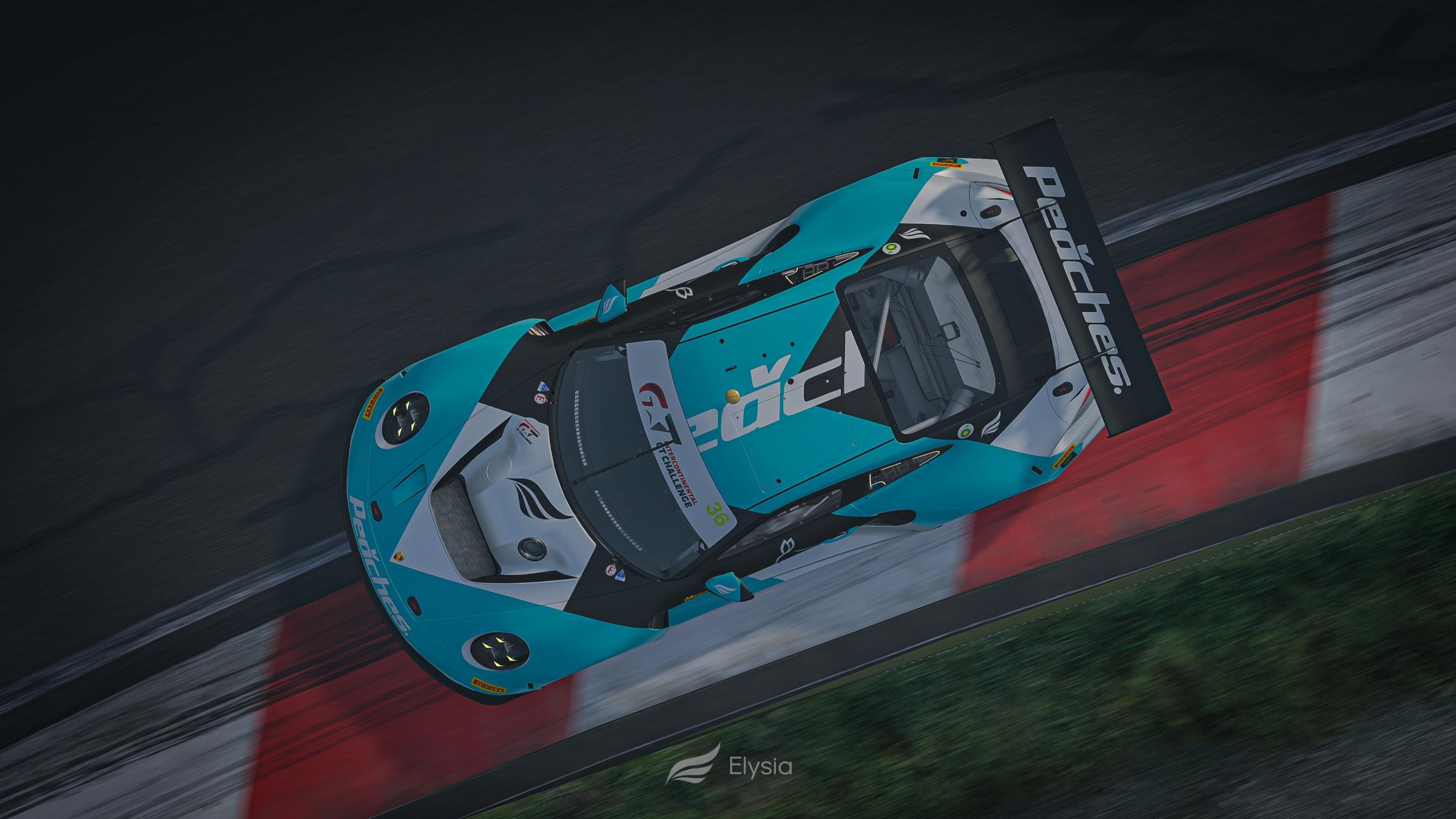 Preview of Elysia x Peaches Bathurst 12 2026 Porsche 992r GT3 by Mark D Reed