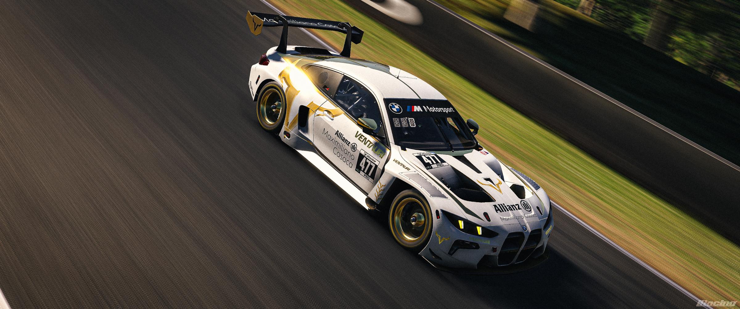 Preview of Ventauri Esports White BMW GT3 by Nik Paquin