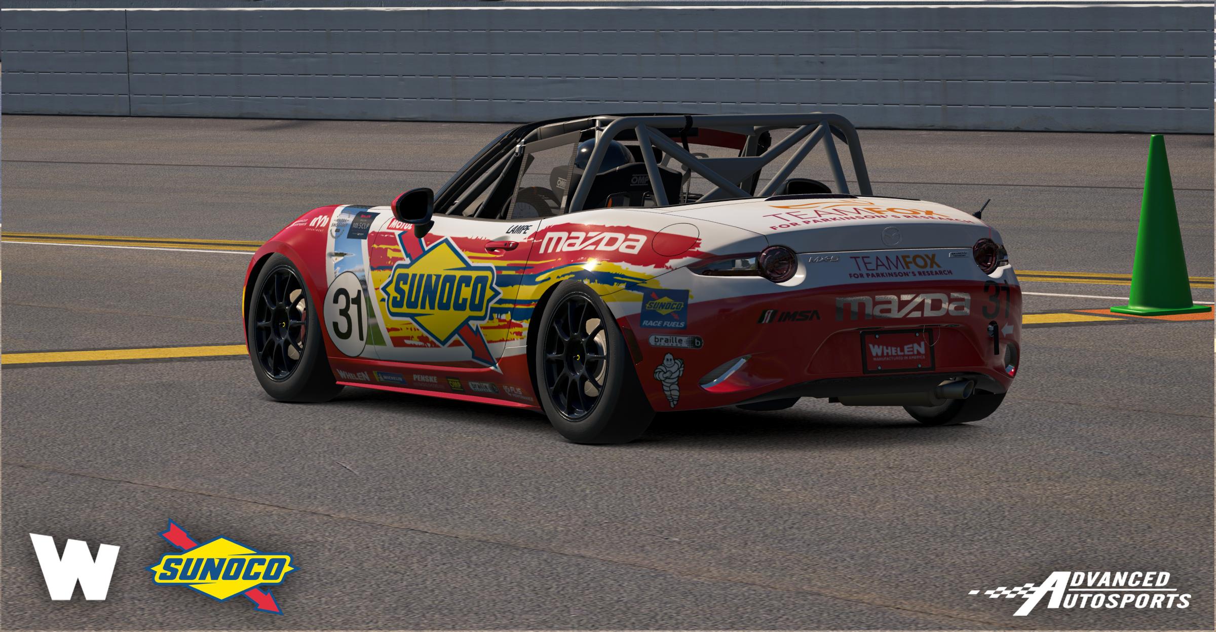 Preview of Ethan Lampe 2026 Whelen Mazda MX-5 Cup Scheme by Jackson Menchu