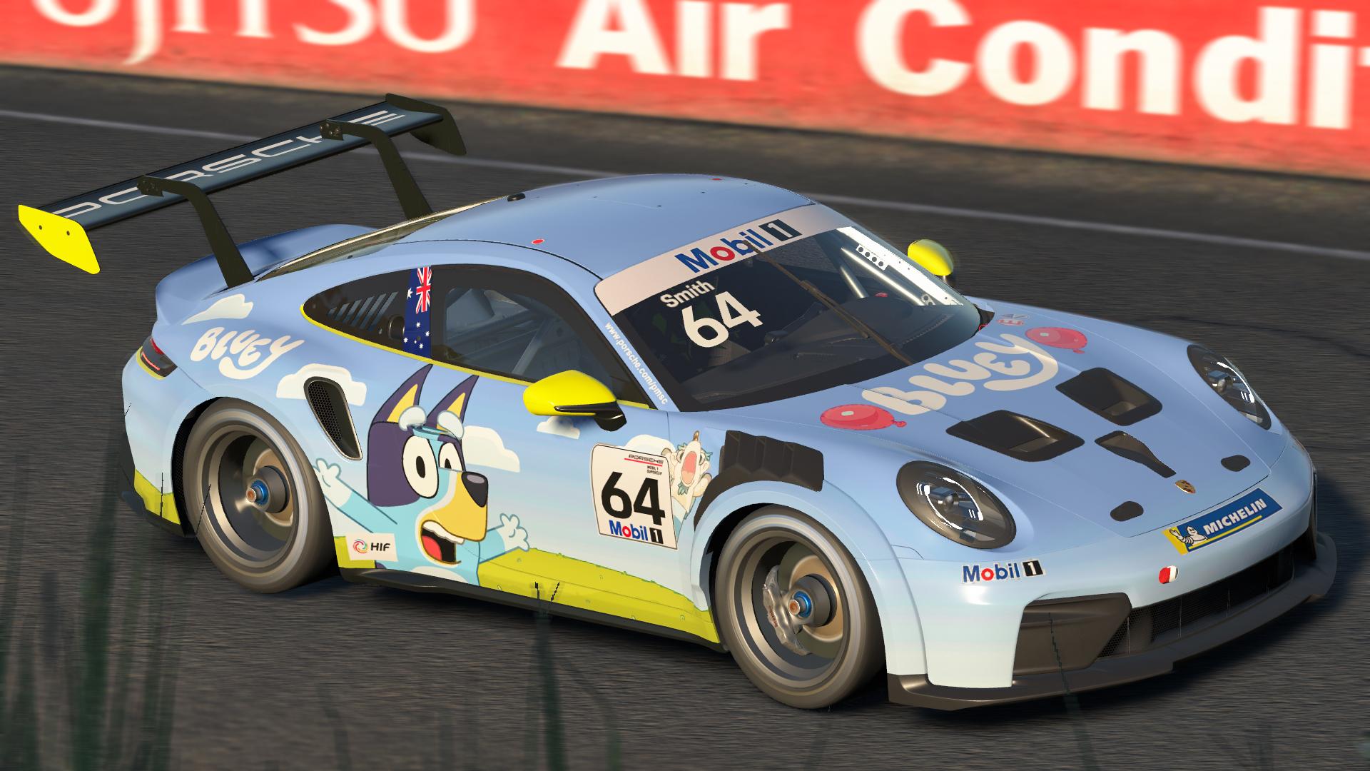 Preview of Bluey Porsche Cup by William Smith21