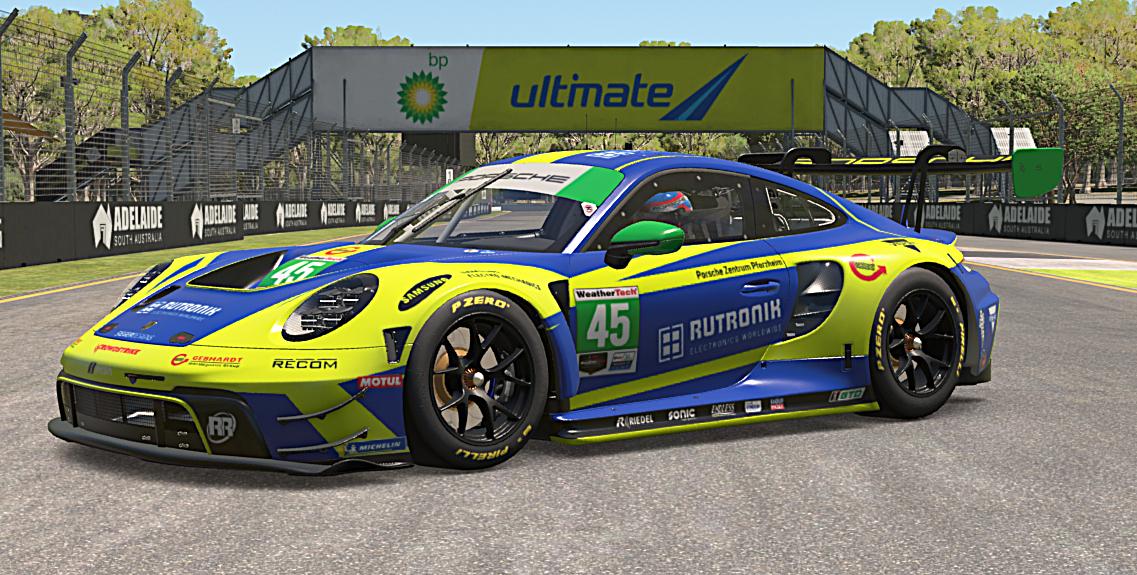Preview of Porsche 911 GT3 R (992) GTD RUTRONIK by Hallam Cott