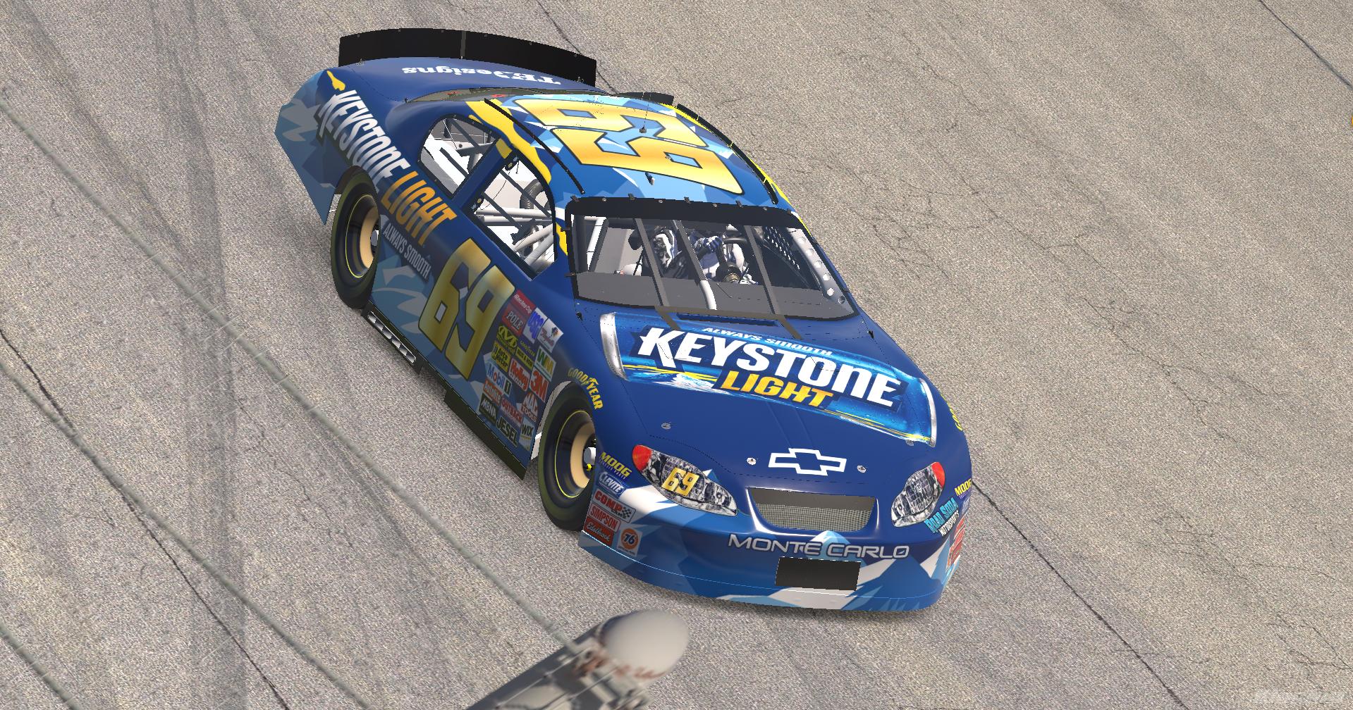 Preview of 2026 - #69 - Speedway - Johnathan Melicia - Keystone Light - 2026 Gen4 Cup Series by Teejay Handley