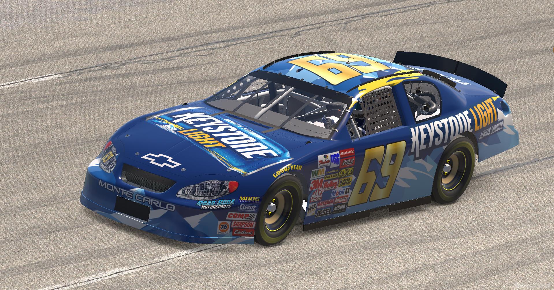 Preview of 2026 - #69 - Speedway - Johnathan Melicia - Keystone Light - 2026 Gen4 Cup Series by Teejay Handley