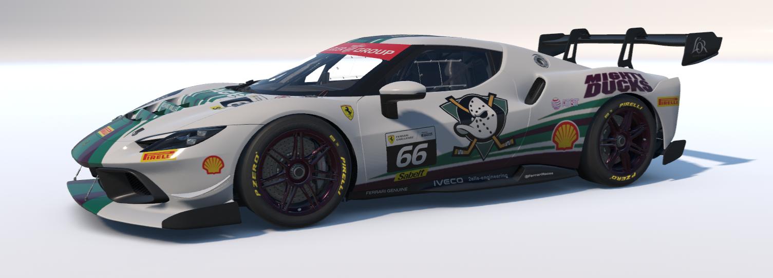Preview of Mighty Ducks Ferrari 296 Challenge GT3 by Scott Leitner2