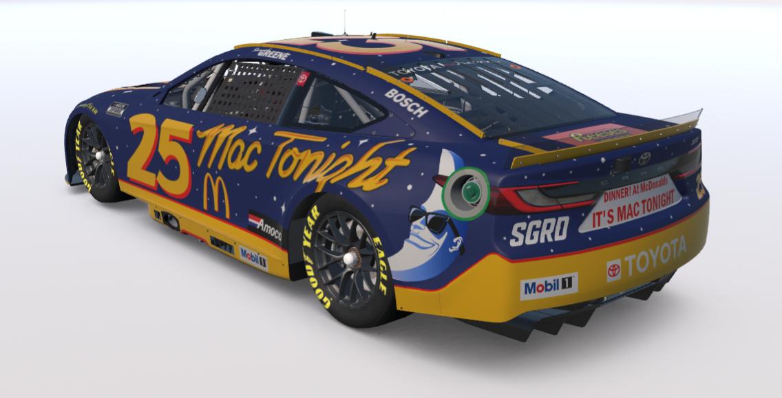 Preview of SGRD 2026 Mac Tonight NextGen Toyota Camry (Sim Stamped) by Samuel Greene