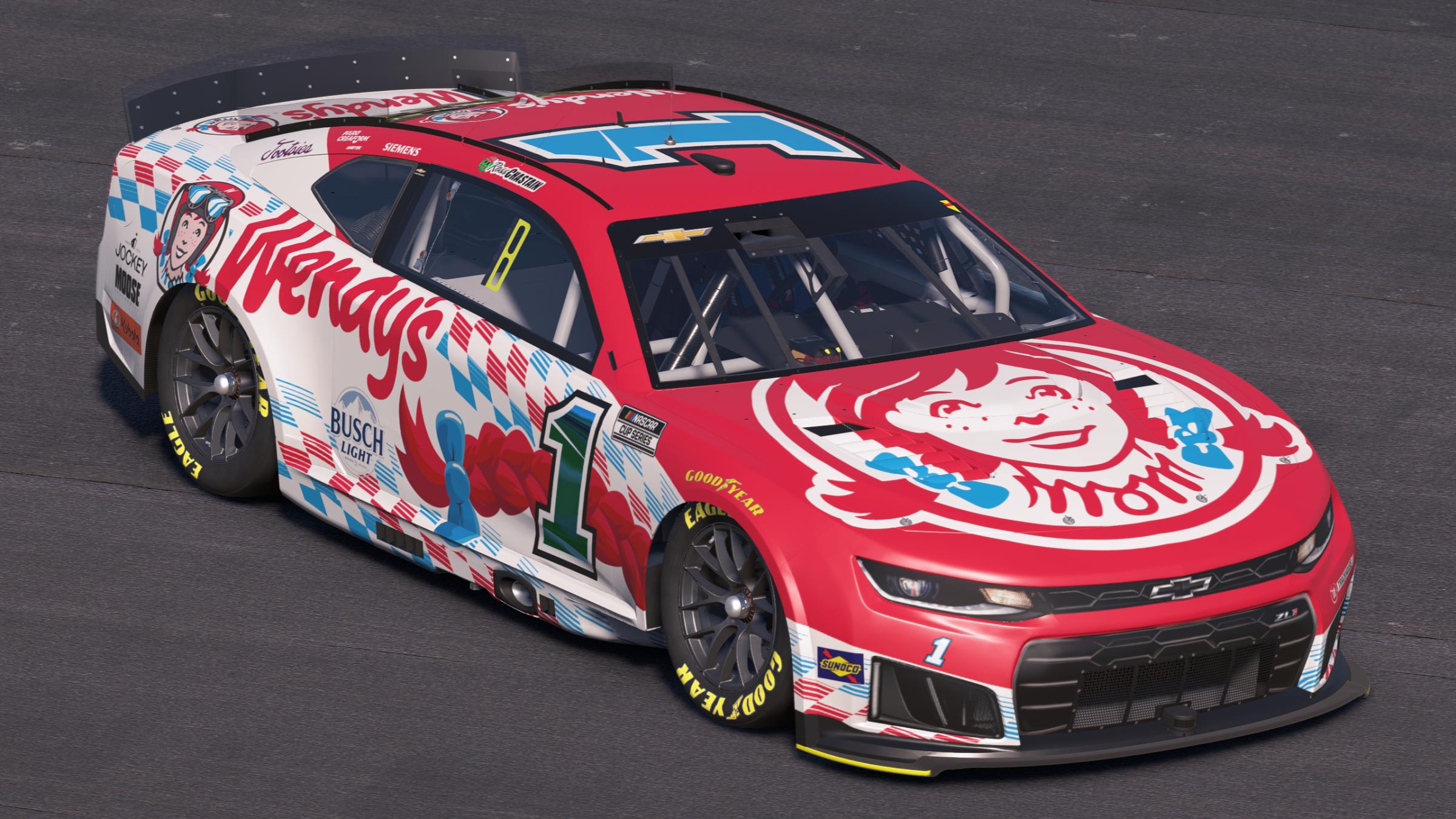 Preview of Ross Chastain Trackhouse Racing Wendys by Mick J.