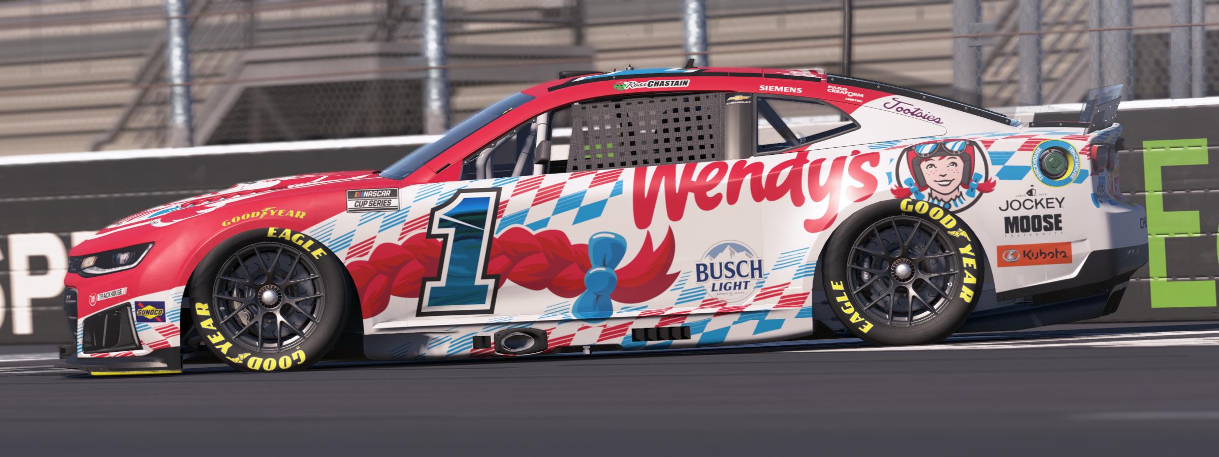 Preview of Ross Chastain Trackhouse Racing Wendys by Mick J.