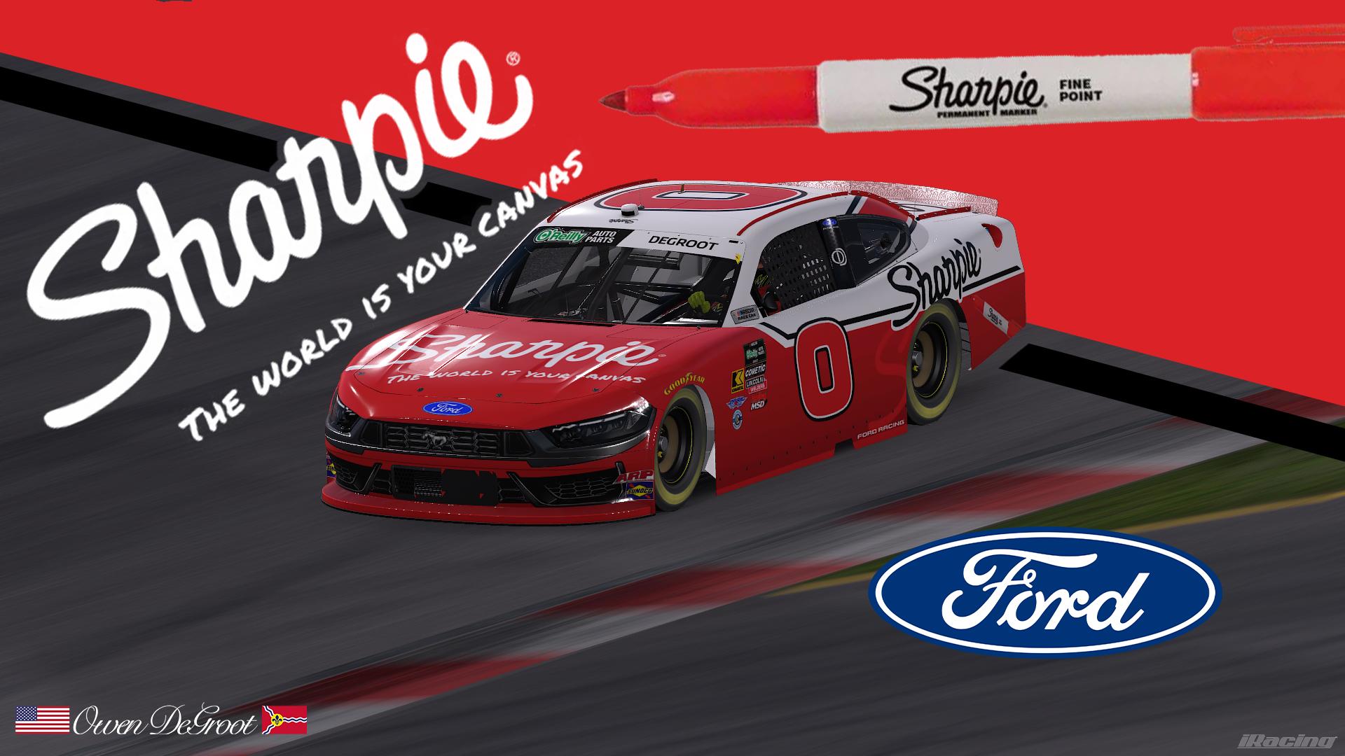 Preview of Sharpie Ford Mustang NO NUMBER by Owen DeGroot